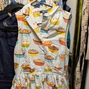 Modcloth My Kind Of Pie Sleeveless Dress